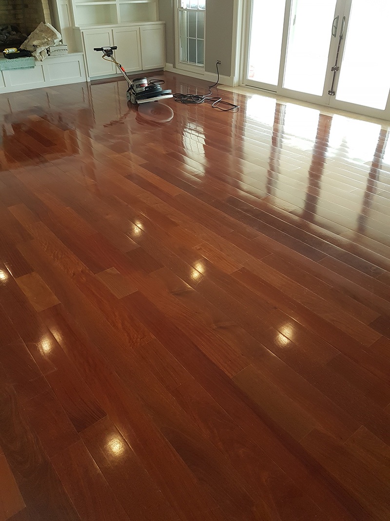 Pre Finished Wood Floor Sealing Polishing Buffing Kam